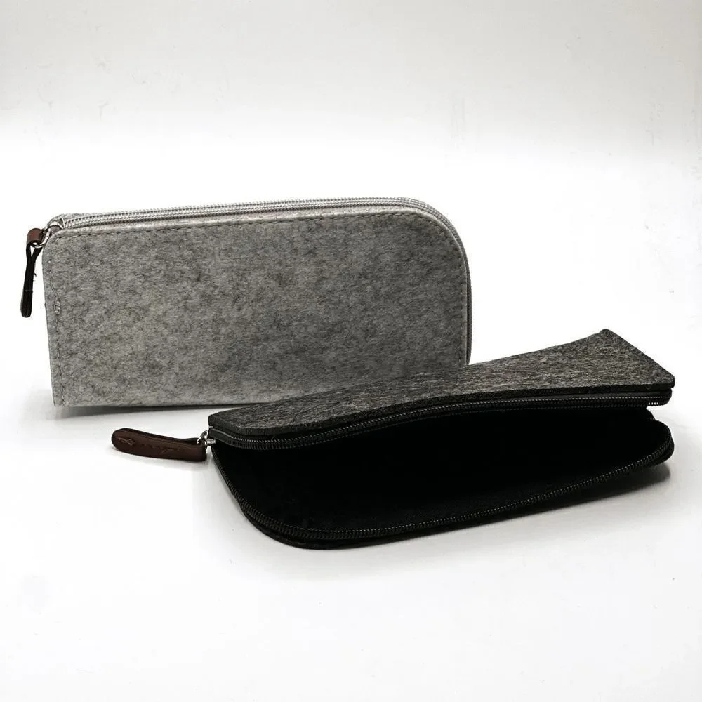 Set of Two Felt Pencil/Brush Bags